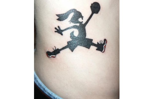 Bugs Bunny Jumpman Logo Tattoo Fail