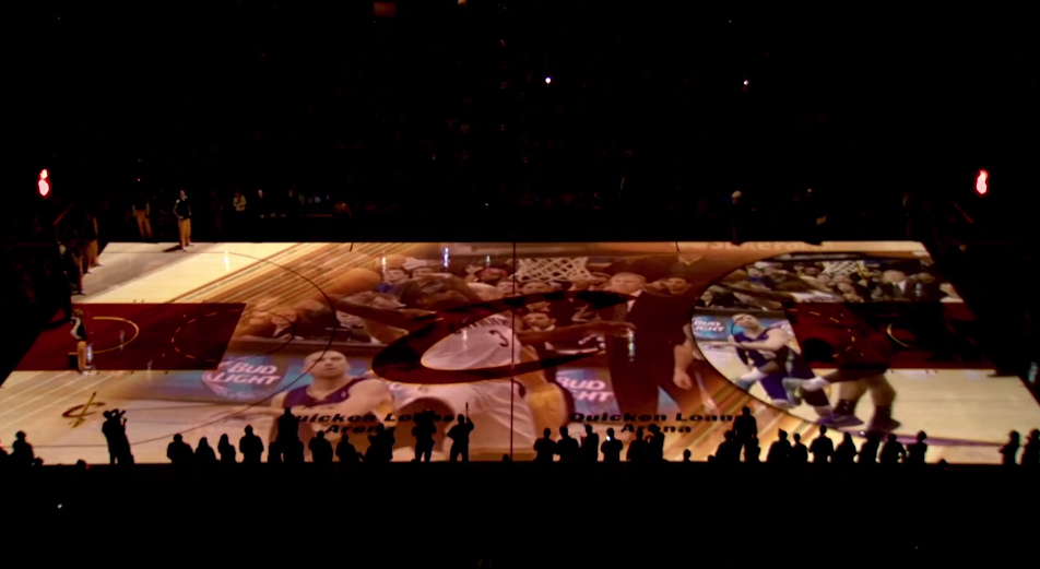 Cleveland Cavaliers On Court Projection