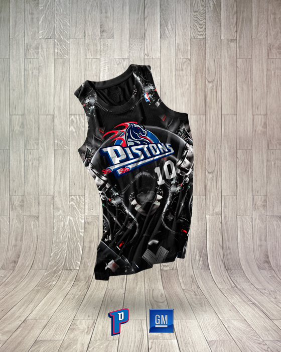 Detroit Pistons Jersey - GM