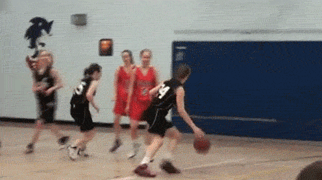 Girls Basketball Play Fail