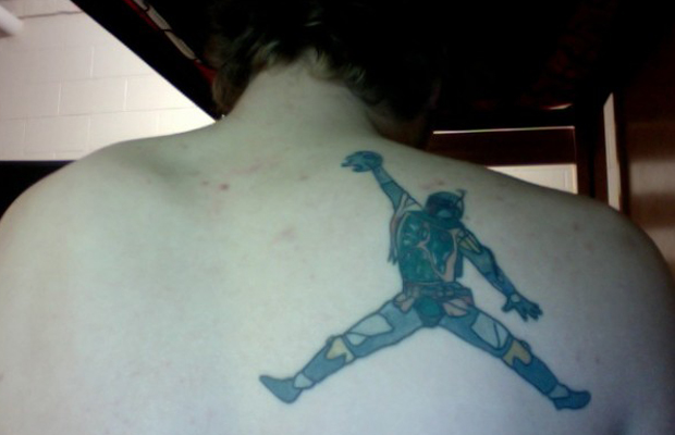 Jumpman in A Spacesuit Tattoo