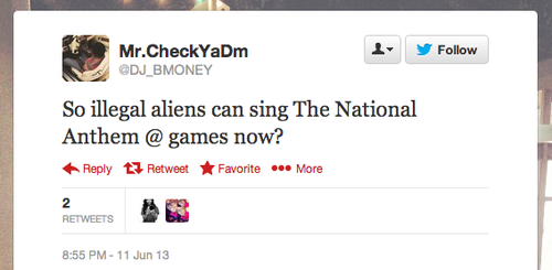 Mexican Kid National Anthem Racist Tweet NBA Finals 4