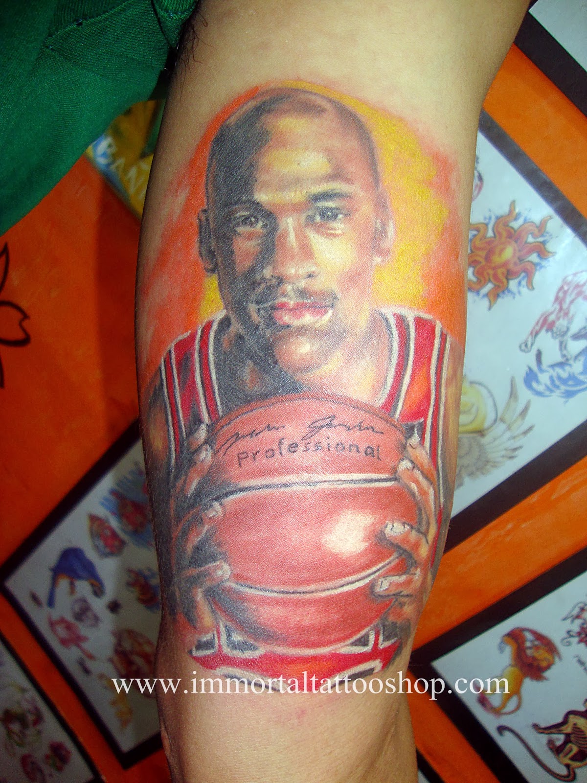 Michael Jordan Tattoo Forearm