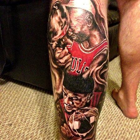 Michael Jordan Trophy Tattoo