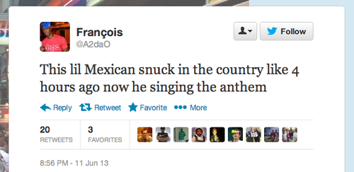 National Anthem Racist Tweets NBA Finals