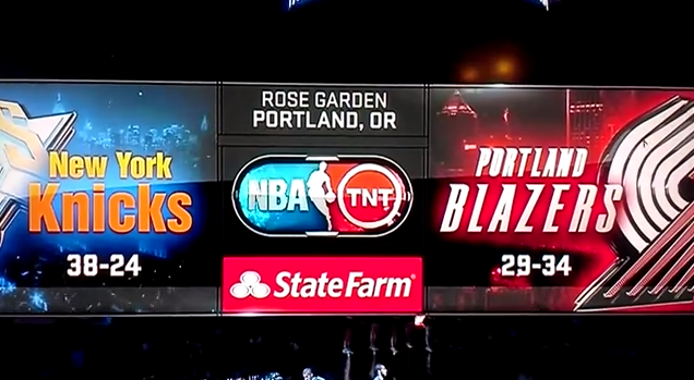 New York Knicks vs Portland Trail Blazers