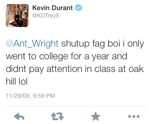 Kevin Durant tweet